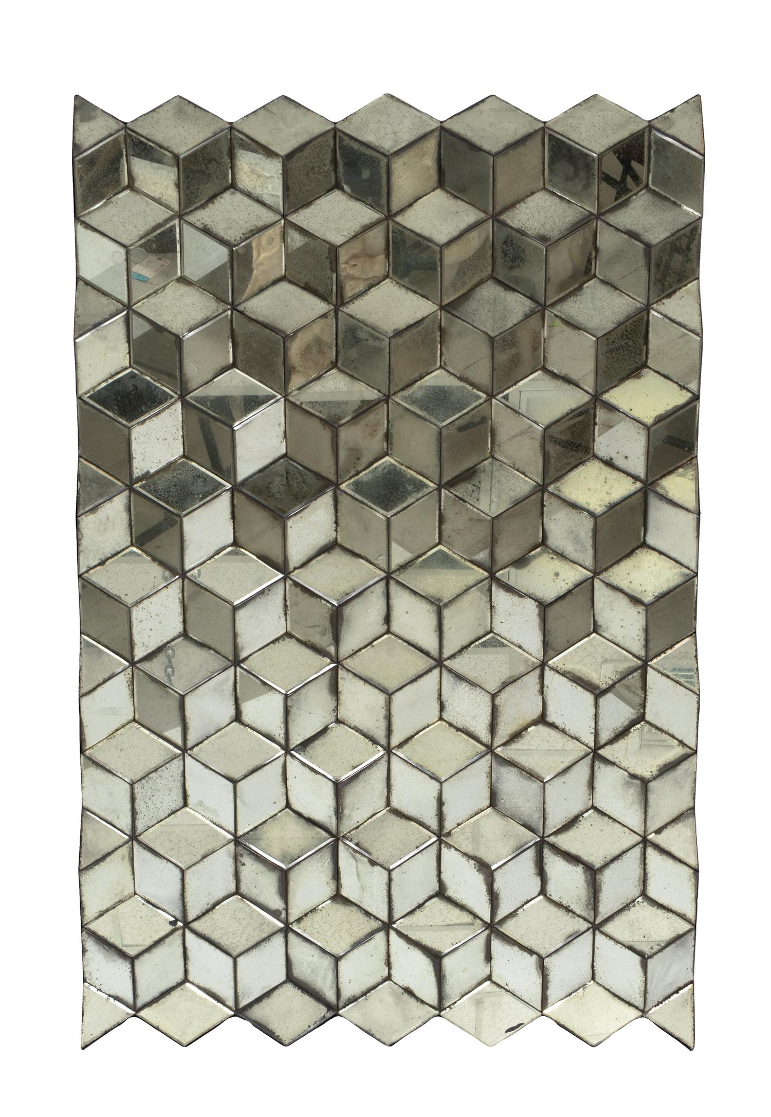 A Pair of Three-Dimensional Grand Miroir Mirror Sculptures