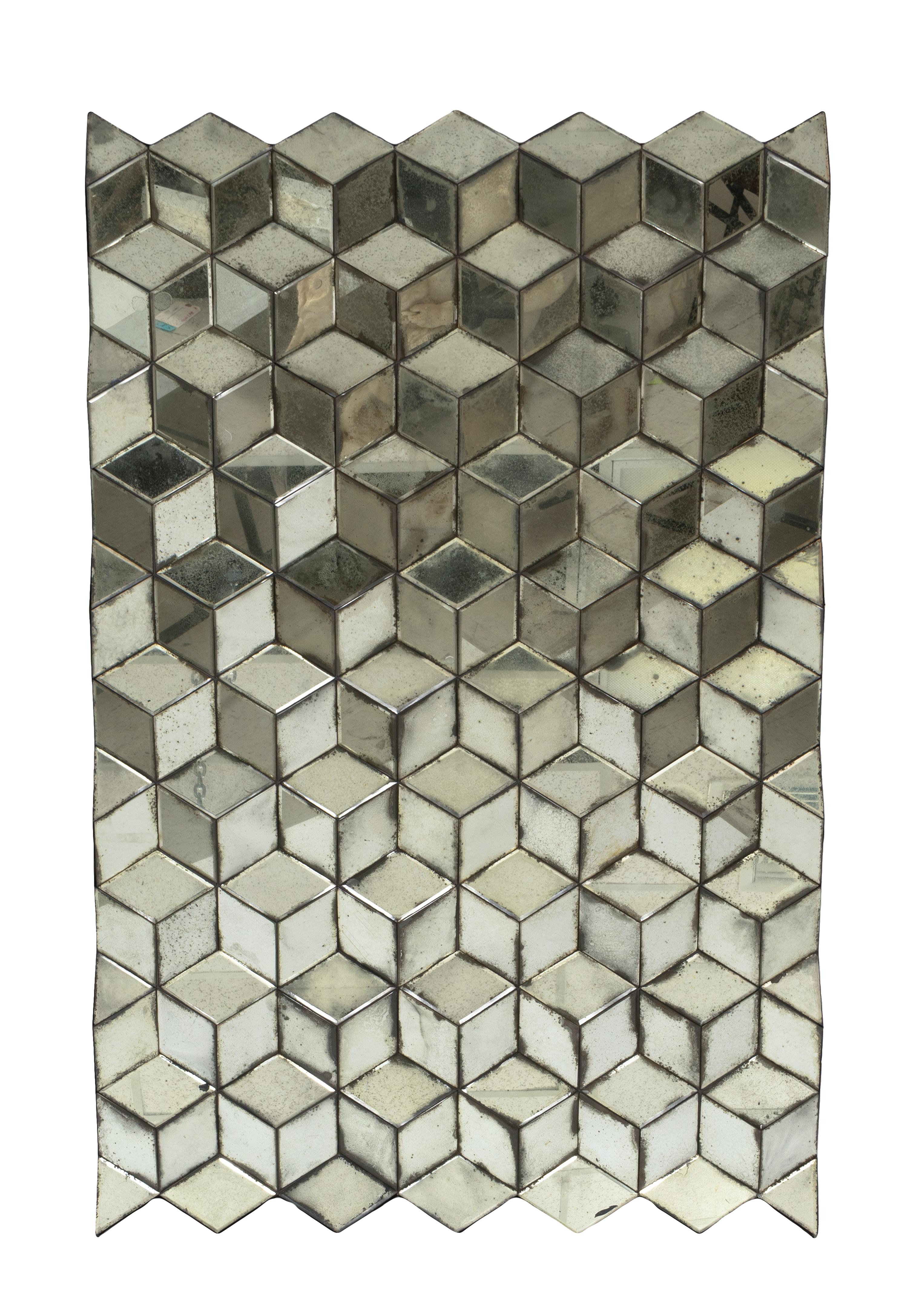 A Pair of Three-Dimensional Grand Miroir Mirror Sculptures