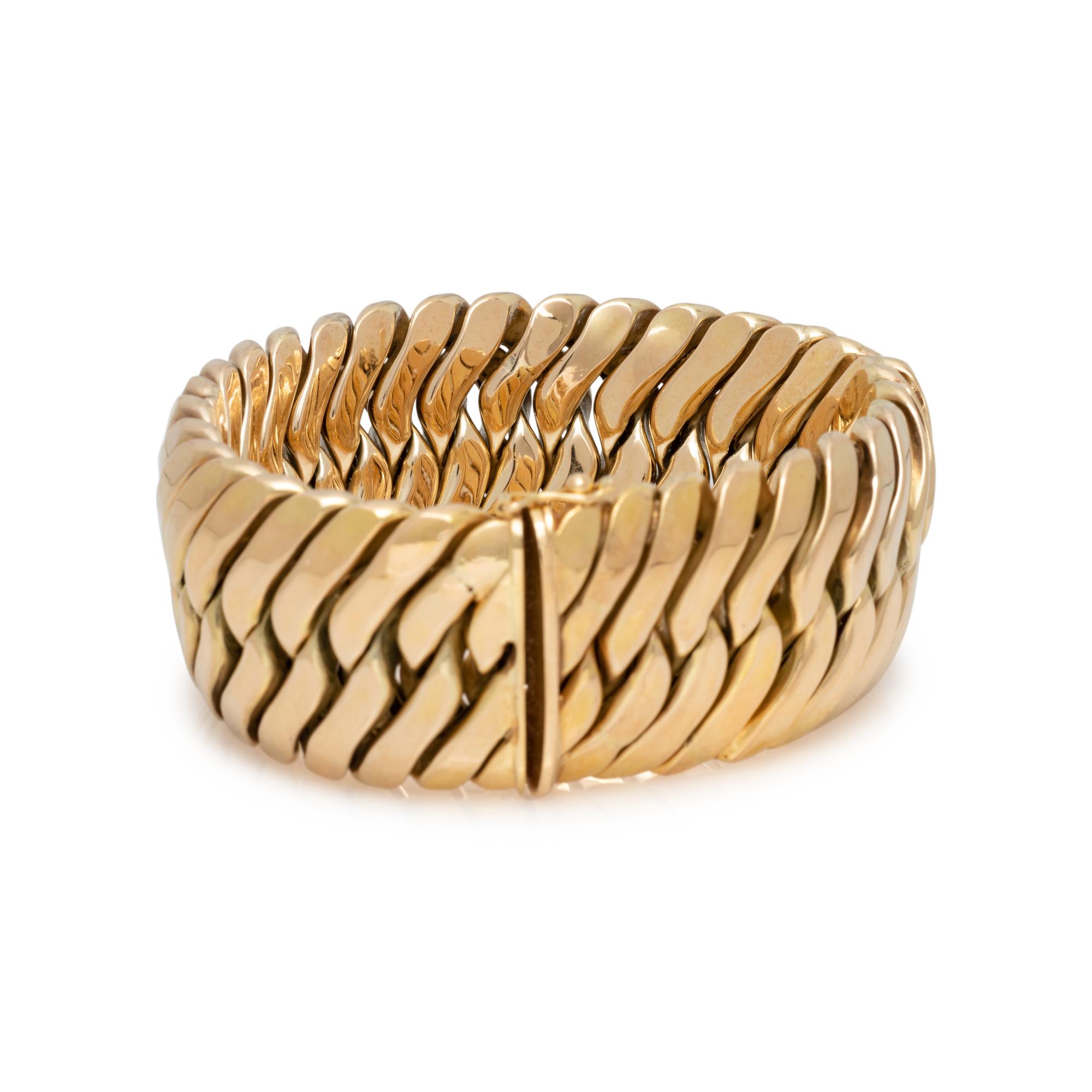 YELLOW GOLD BRACELET