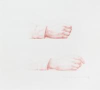 Wade Schuman, (American, b. 1962), Hand Studied for Seperate Men, 1986