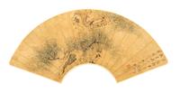 Shen Fu, (1763-1832), Pine Trees and Rockery