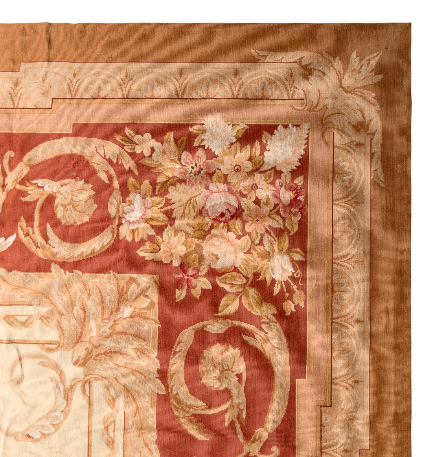 An Aubusson Style Needlepoint Rug