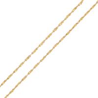 FANCY LINK YELLOW GOLD LONG CHAIN