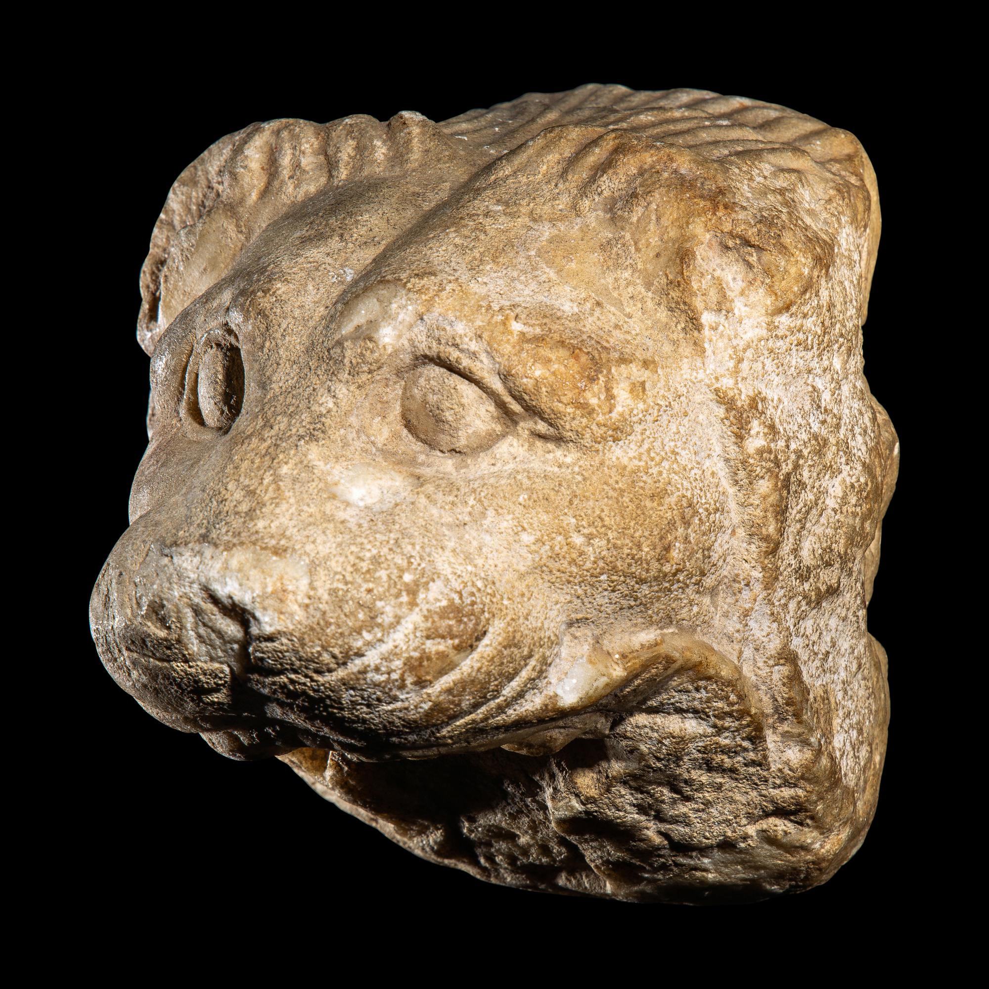 An Attic Marble Lion's Head Sima (Waterspout)