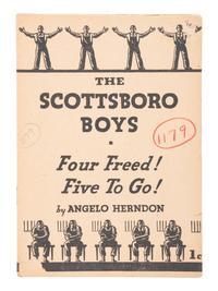 [CIVIL RIGHTS]. A small archive of items related to the "Scottsboro Boys," including 4 press photographs and 1937 pamphlet.