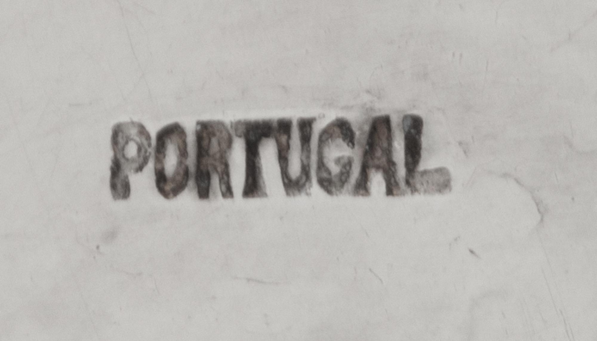 A Set of Twelve Portuguese Silver-Plate Shell-Form Place Card Holders