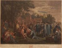 [Philadelphia] William Penn's Treaty with the Indians, when he founded the Province of Pensylvania in North America 1681