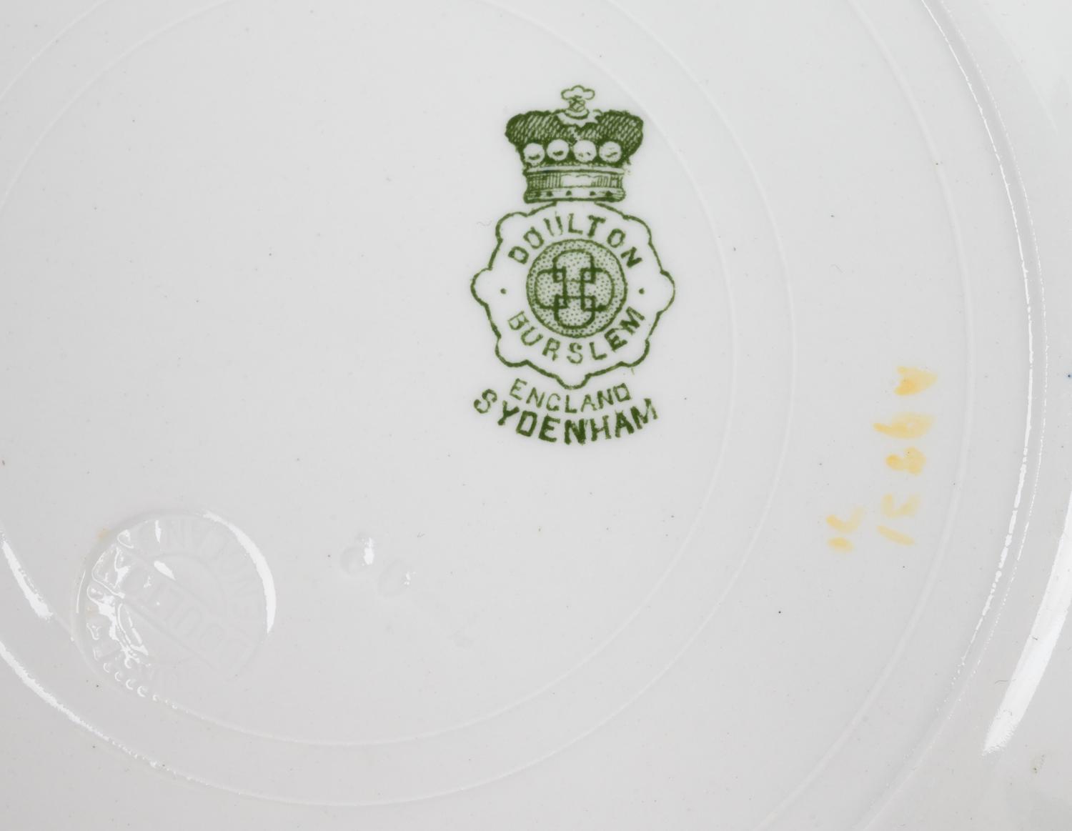 A Set of Twelve Royal Doulton Porcelain Soup Plates