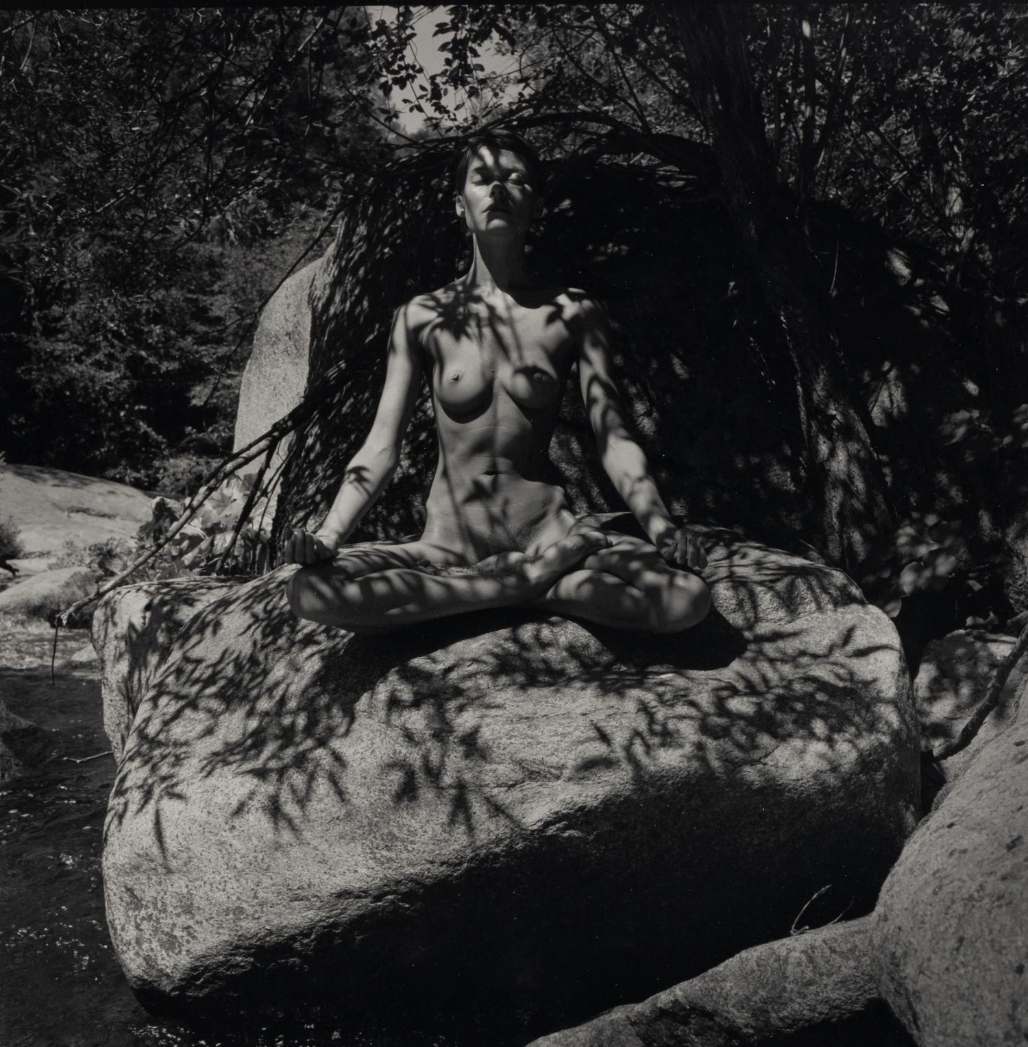 Untitled (Twinka Under Tree Shadow, Yosemite) , 1975