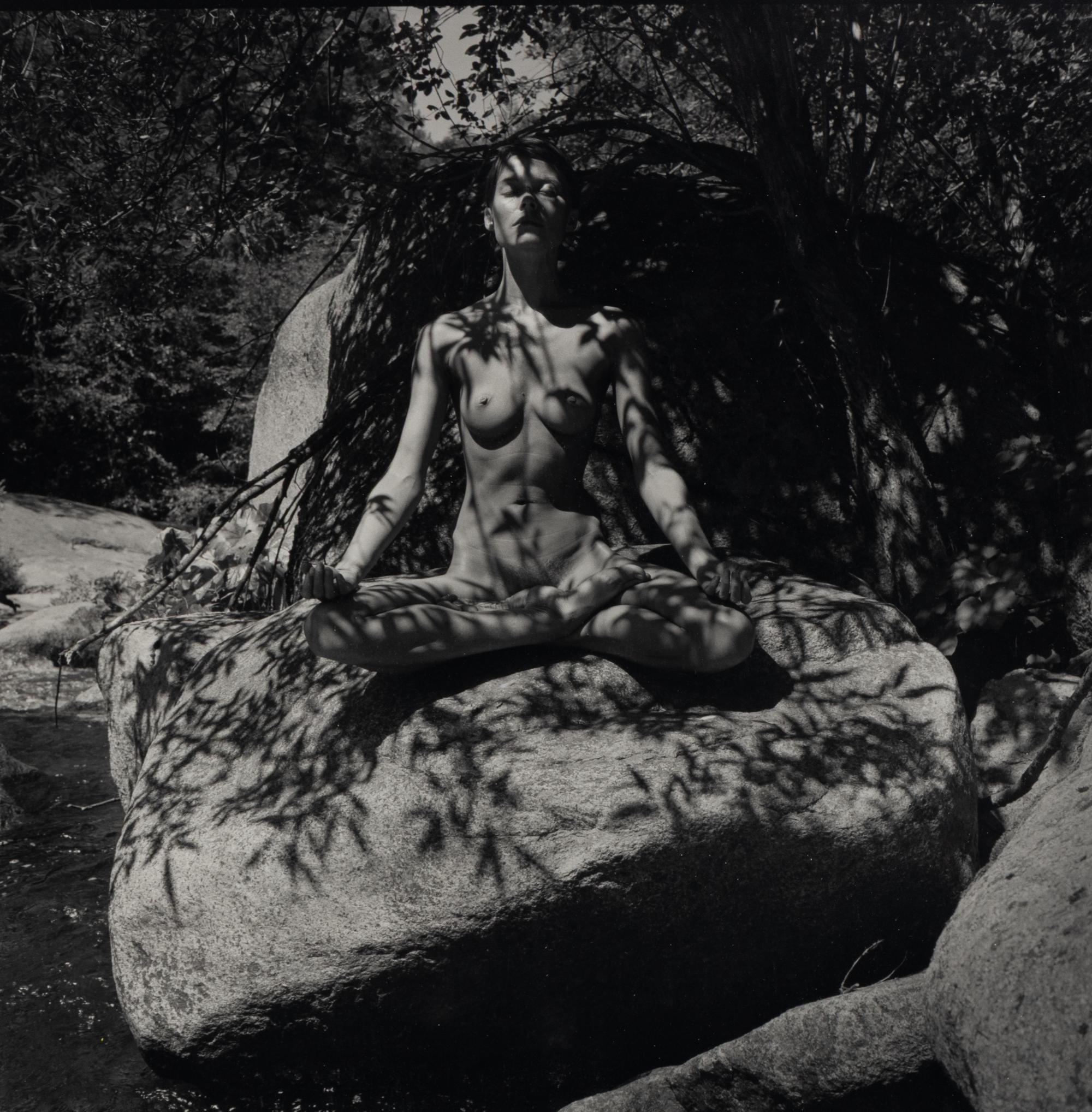 Untitled (Twinka Under Tree Shadow, Yosemite) , 1975