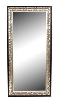 A Silvered Wood Contemporary Mirror Height 34 1/2 x width 55 1/2 inches. — 20TH CENTURY