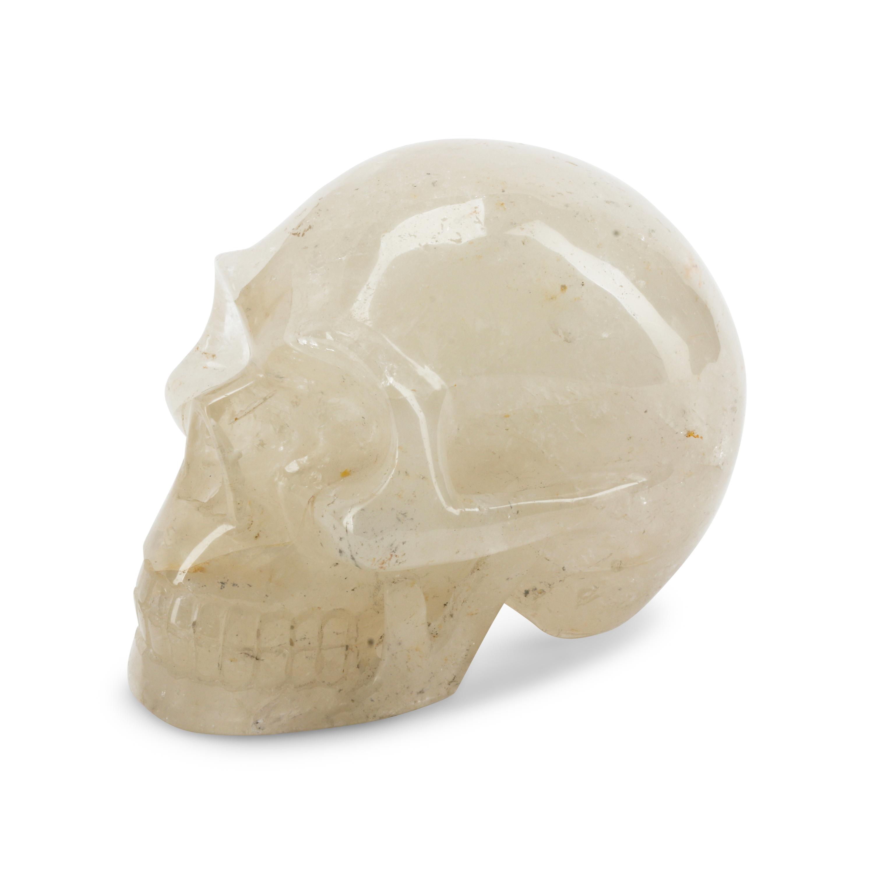 A Carved Rock Crystal Skull