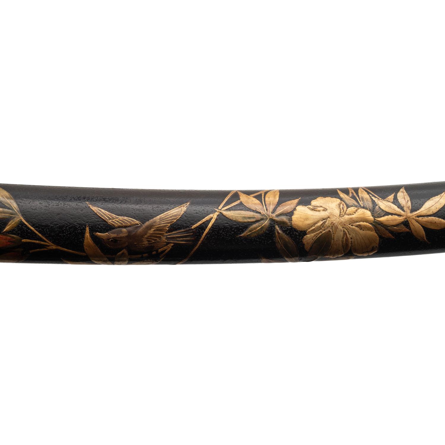 Mumei Japanese Wakizashi Attributed to Fujishima with Origami