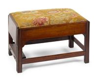 A George III Mahogany Metamorphic Commode Chair