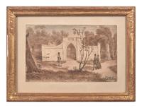Augustus Kollner (1812-1906), The Tomb of Washington , Dated "1848"