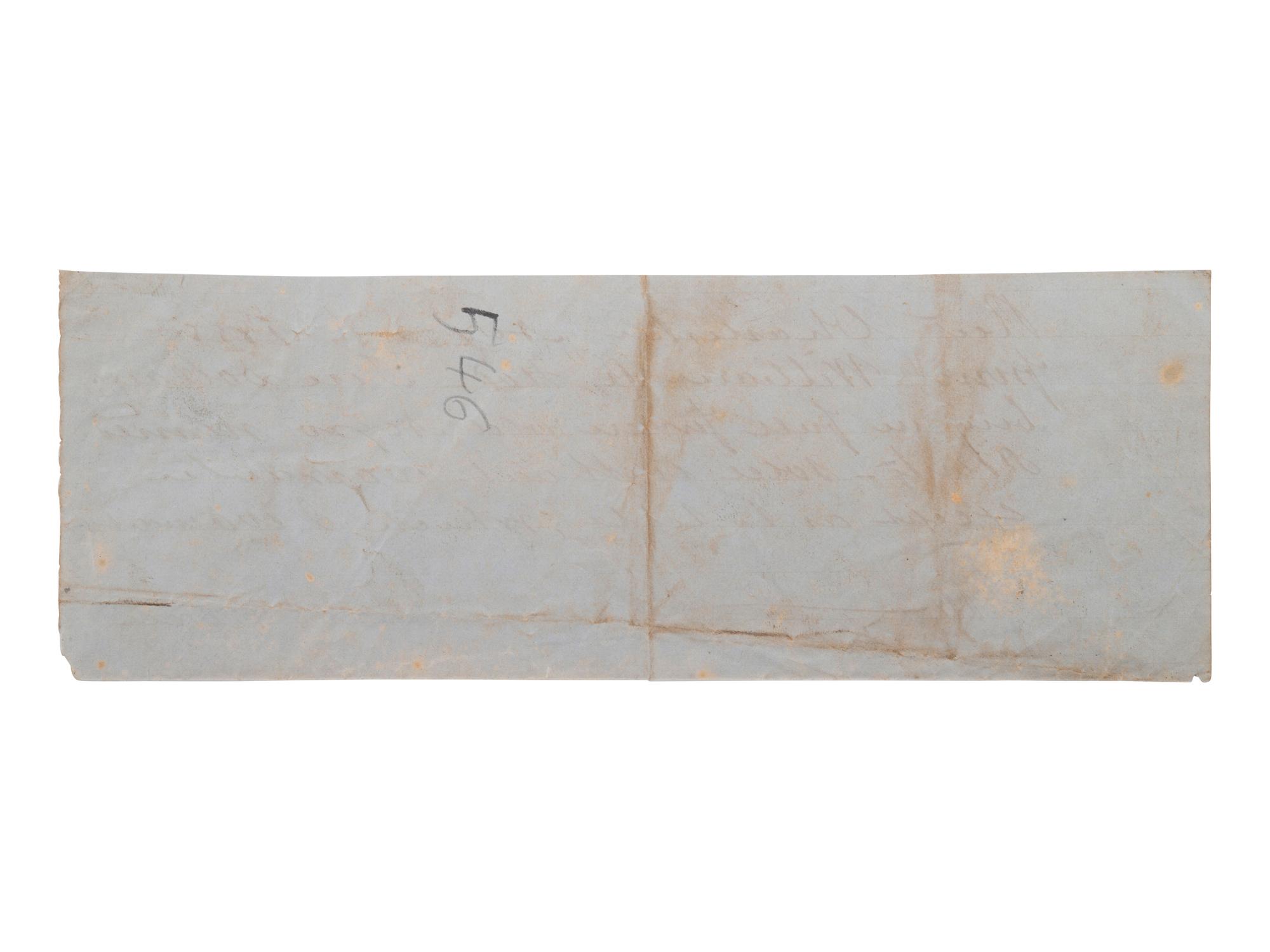 [SLAVERY & ABOLITION]. Manuscript bill of sale for an elderly enslaved man named Plenty, sold for 10 dollars. Charleston, [SC], 23 November 1855.