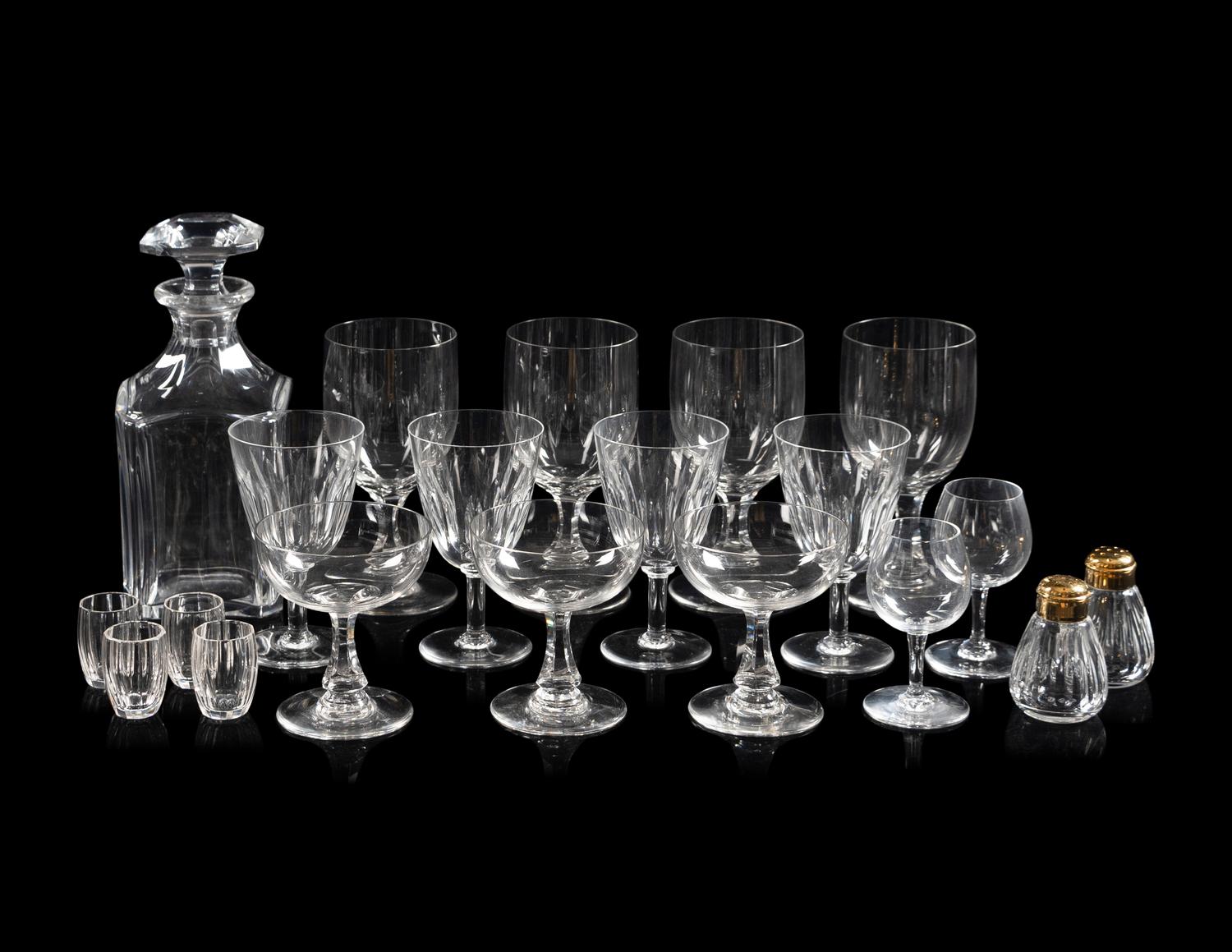A Collection of Baccarat Stemware