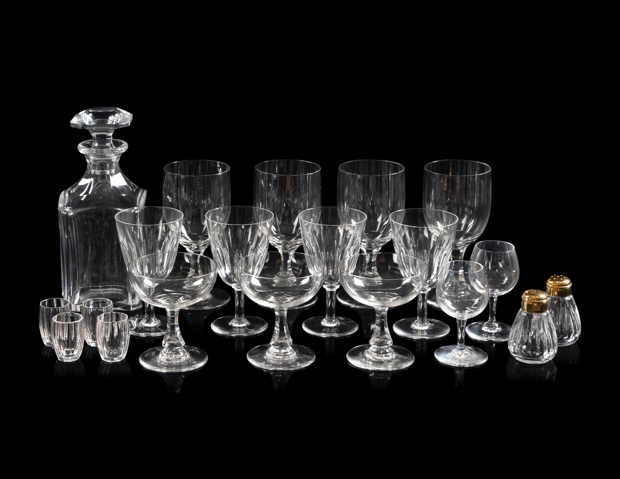 A Collection of Baccarat Stemware