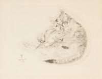 FOUJITA, TSUGOUHARA. 20 etchings from A Book of Cats. New York, 1930. One signed in pencil.