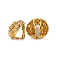 Elizabeth Gage, Yellow Gold Earrings