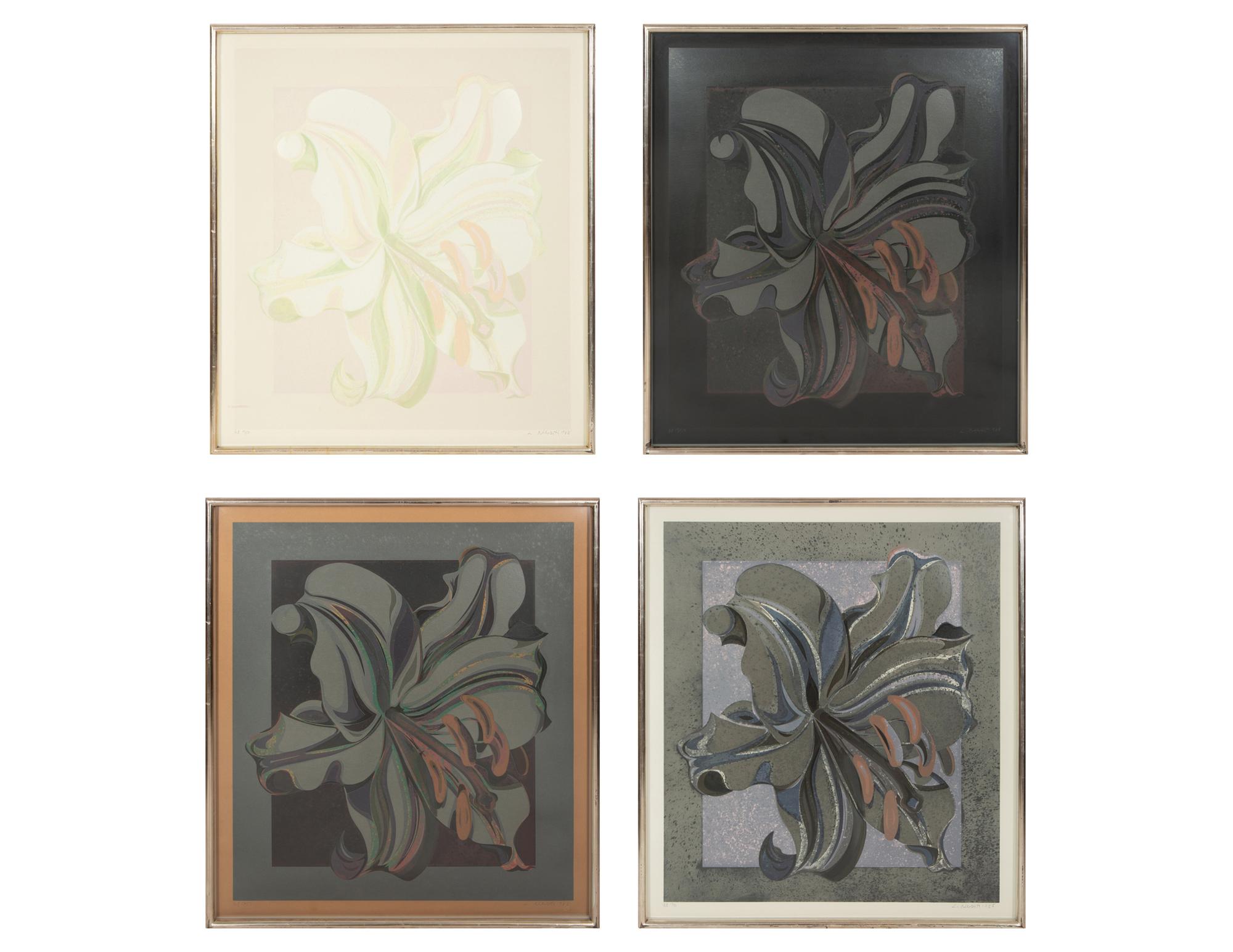 Lilies (four works), 1988