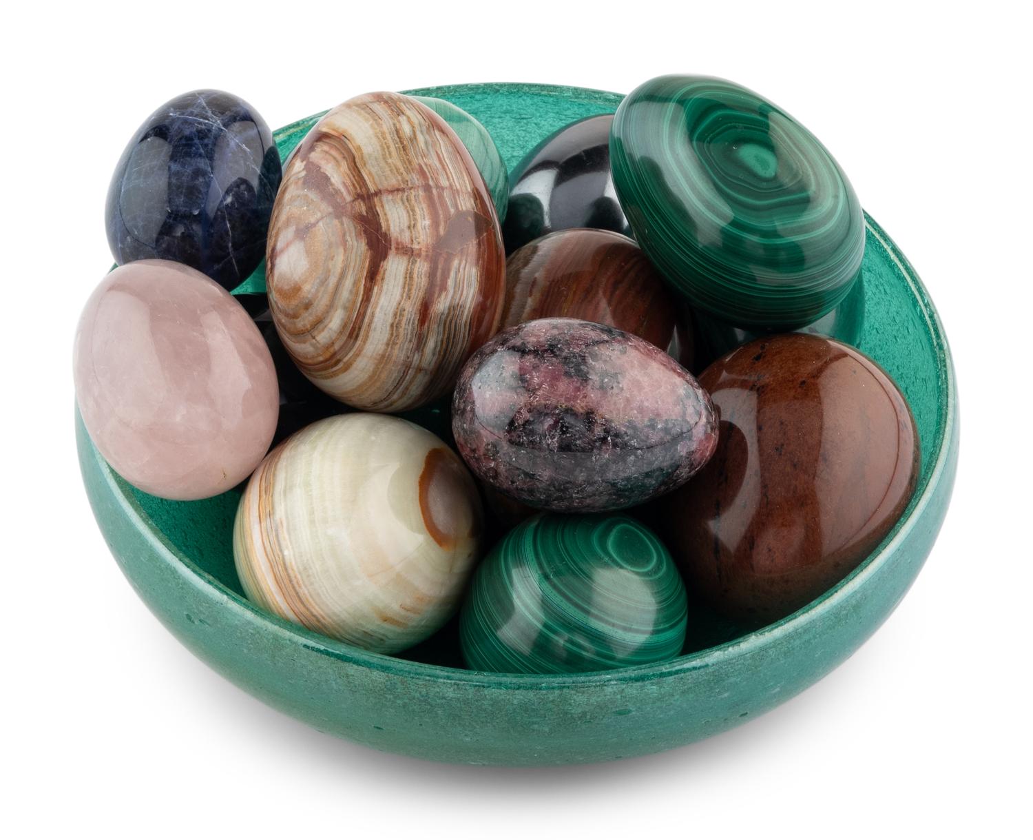 A Group of Hardstone Eggs