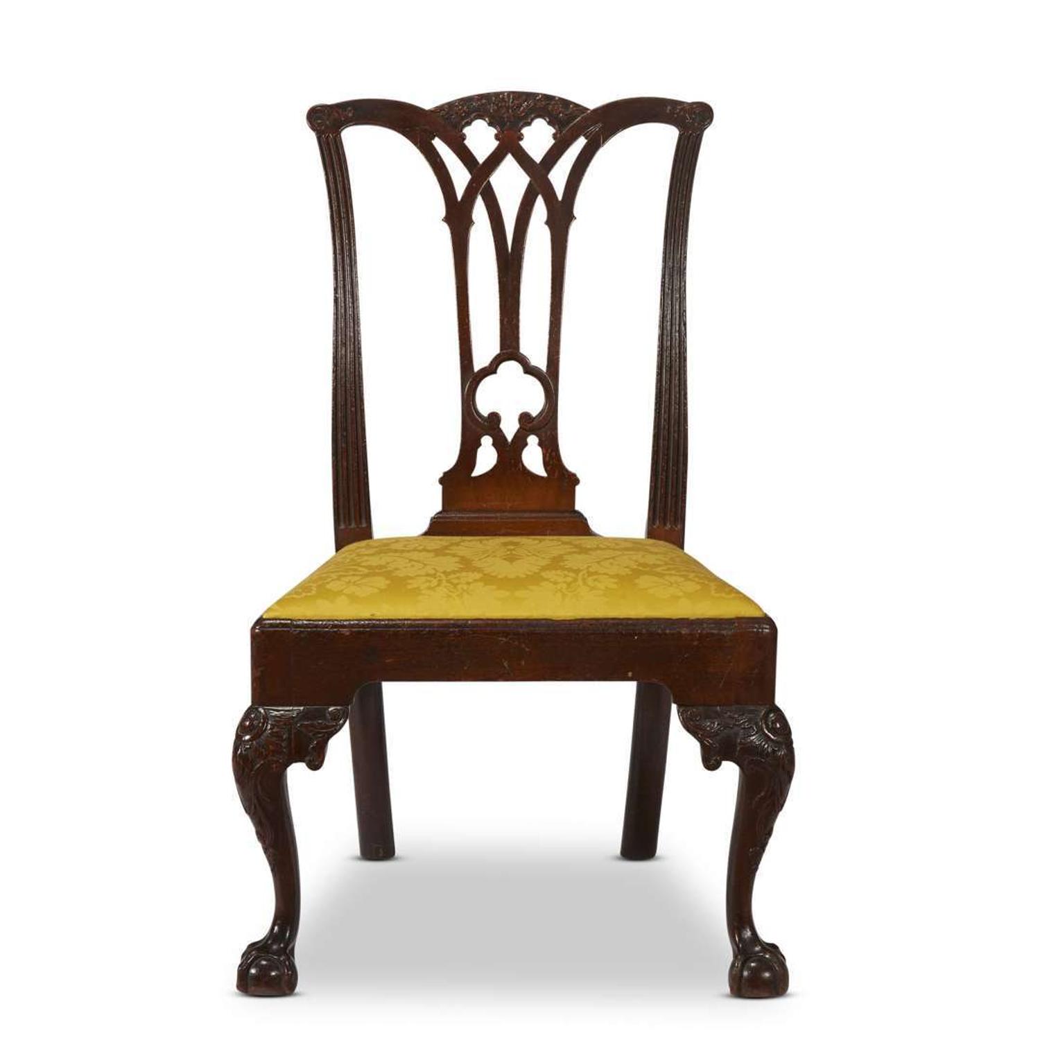 Chippendale carved mahogany side chair Philadelphia, PA, circa 1770
