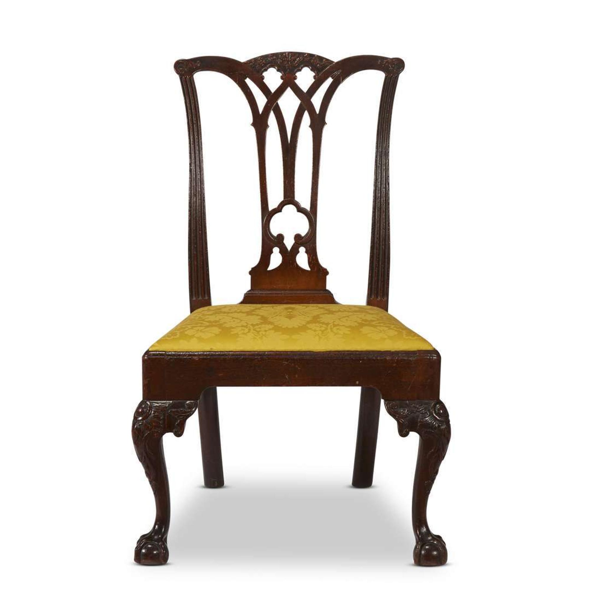 Chippendale carved mahogany side chair Philadelphia, PA, circa 1770