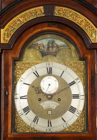 A George III Parcel Gilt Mahogany Longcase Clock