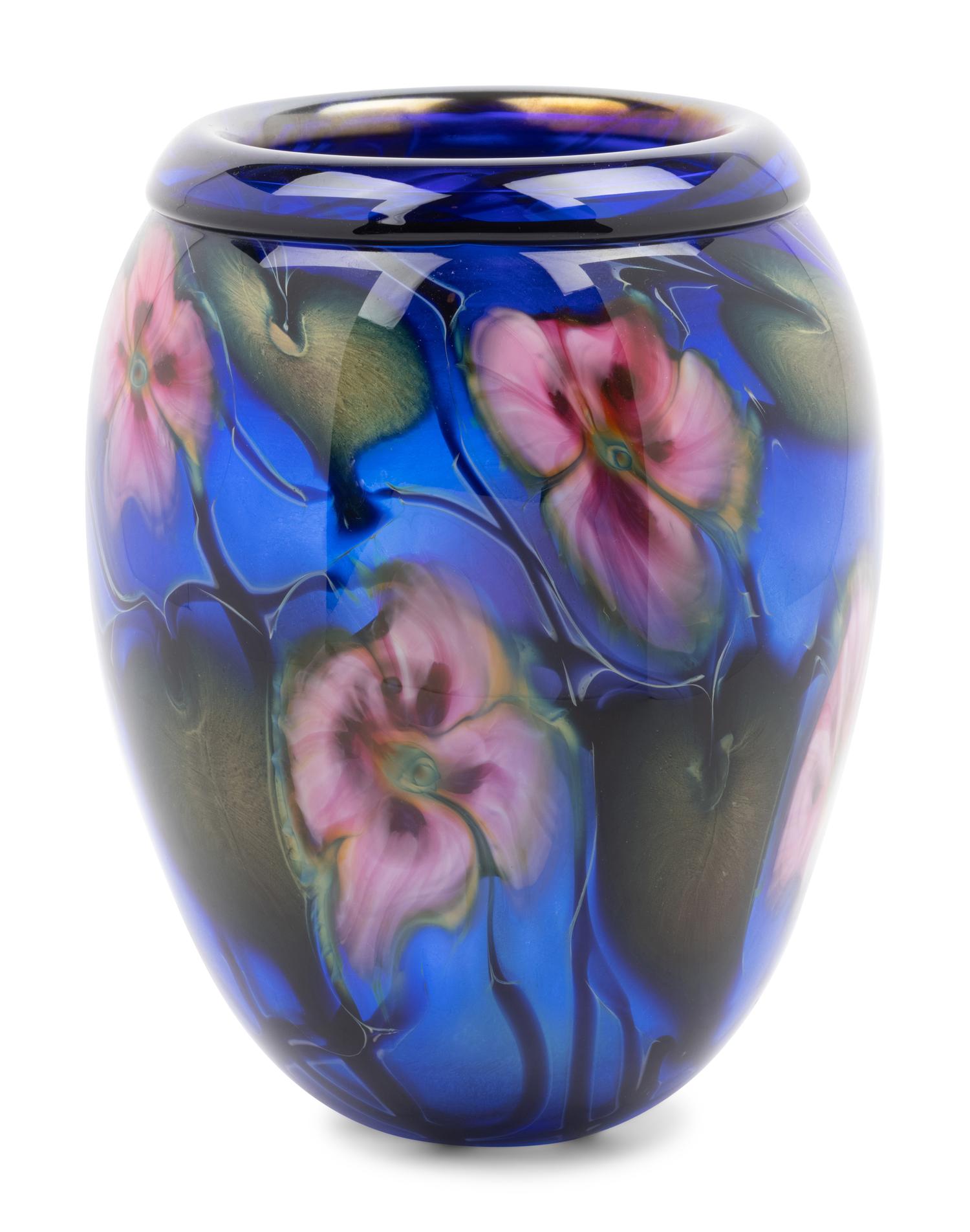 A Charles Lotton Glass Vase