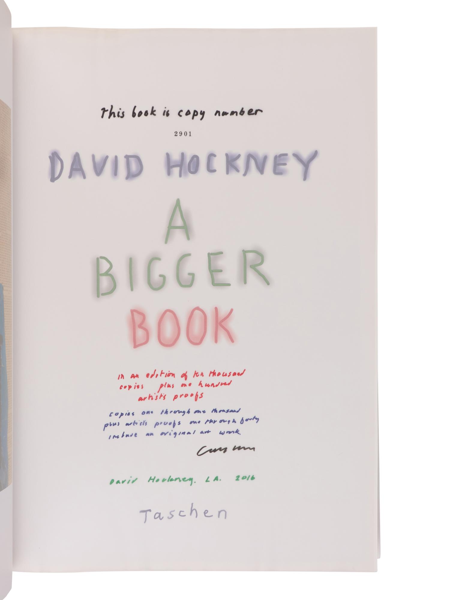 [Art] Hockney, David. A Bigger Book