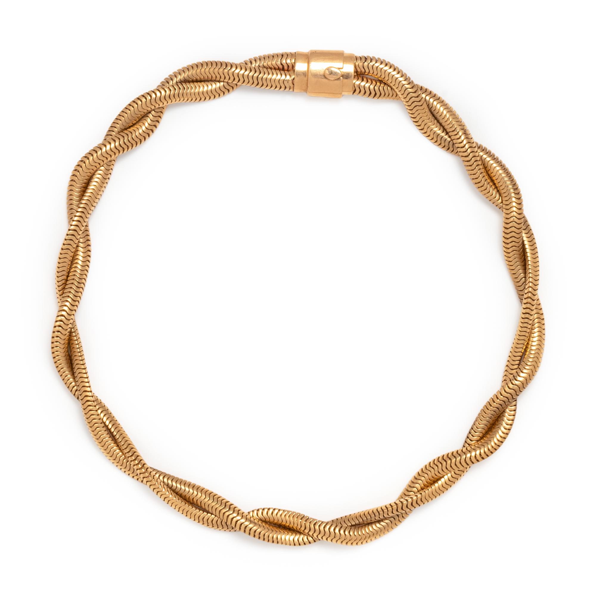 YELLOW GOLD NECKLACE