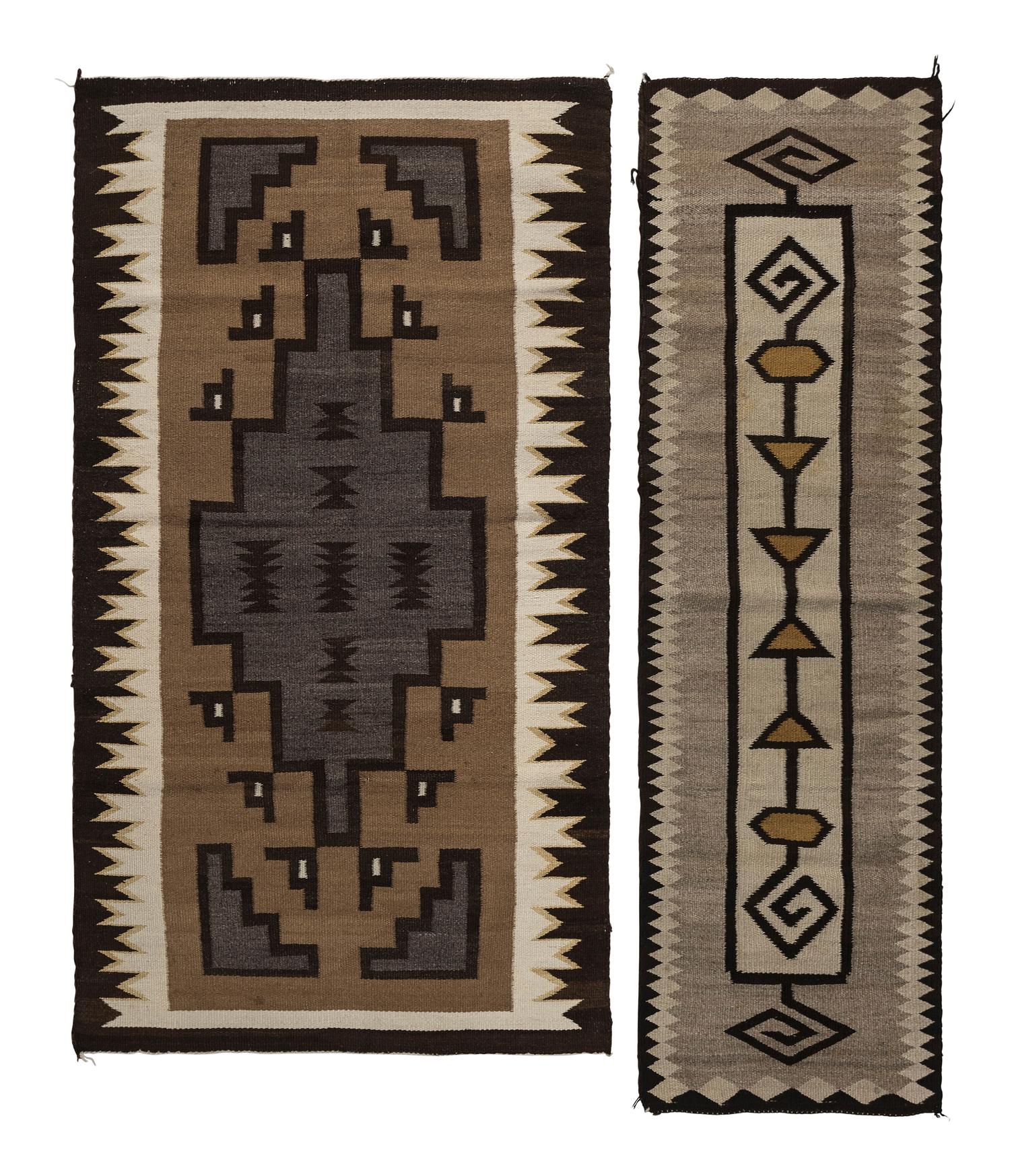 Collection of Navajo Gallup Throws and Runner / Rugs