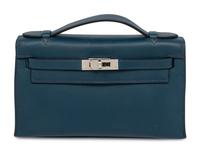 HERMÈS, DEEP BLEU KELLY POCHETTE