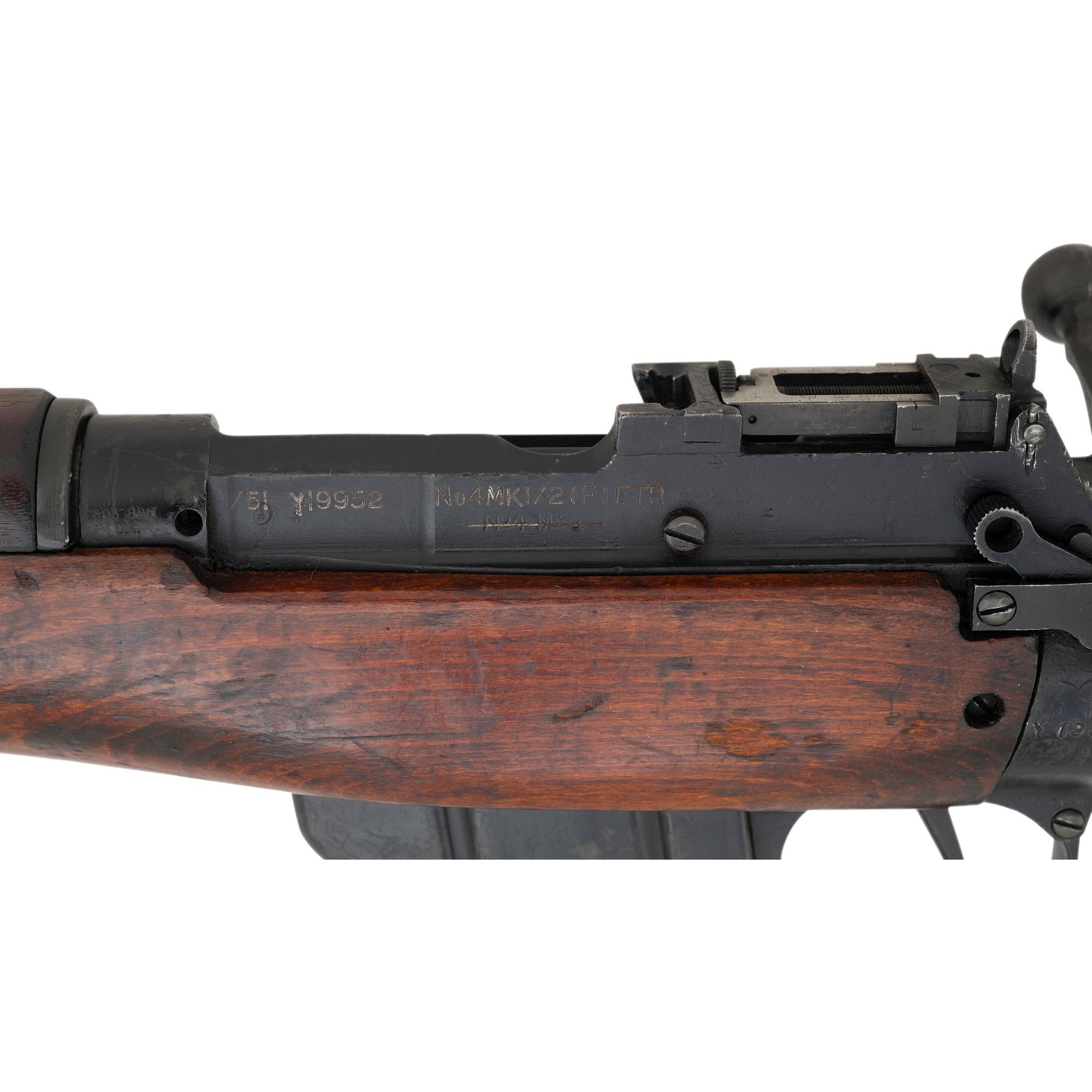 **1942-Dated Enfield No. 4 Mk. 1/2(F) FTR Rifle
