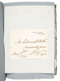 [AMERICANA]. Two albums identified to Edward Burgess Butler (1853-1928), businessman and artist, including tipped in photographs, letters, and autographs associated with Butler.