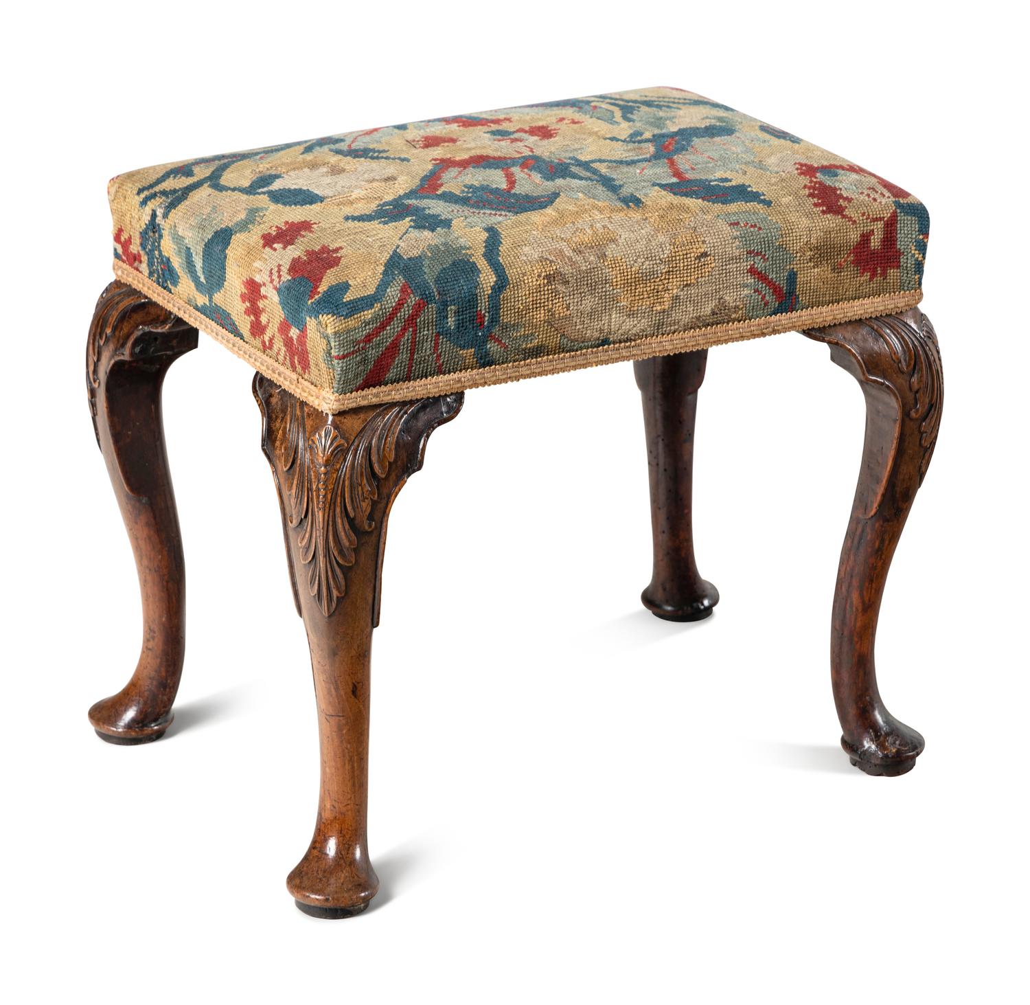 A George II Mahogany Stool