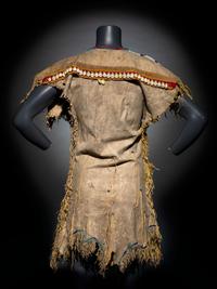 Kiowa Beaded Hide Dress