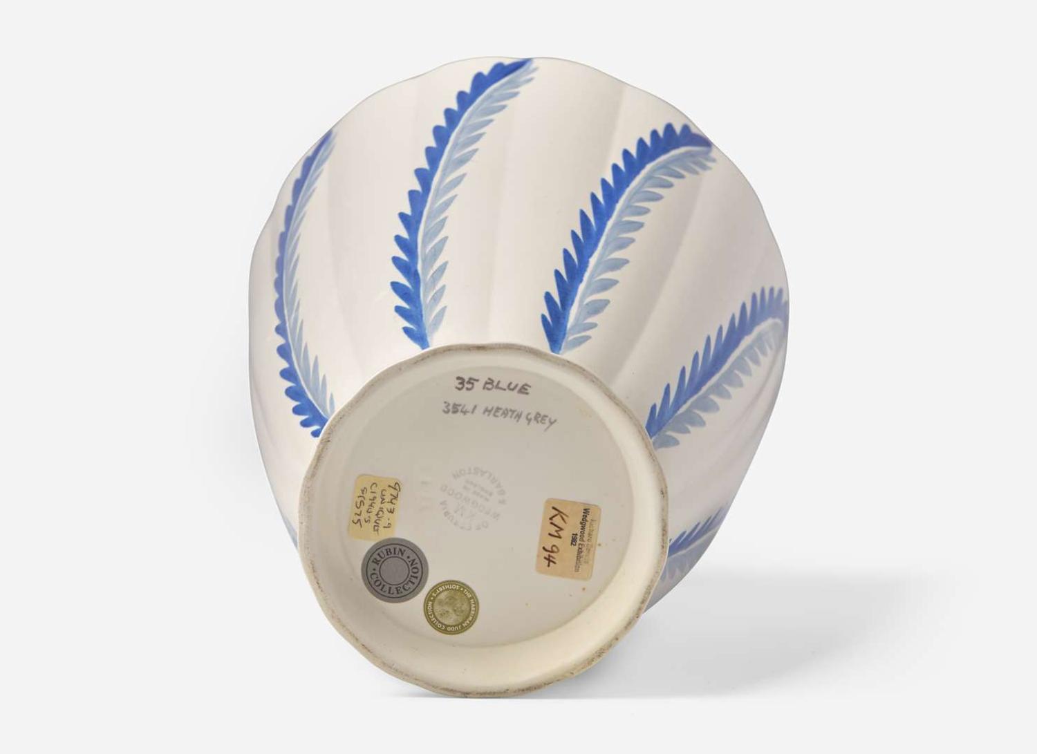 A Wedgwood Keith Murray Designed Moonstone Glazed Vase, UK, 1930s