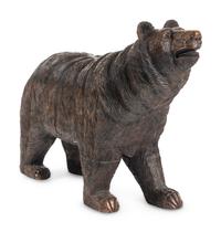 A Swiss Black Forest Carved Walnut Bear