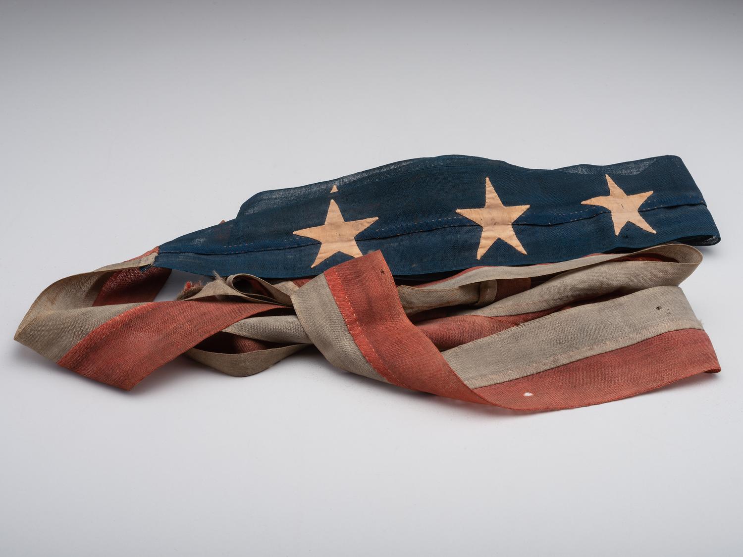 [CIVIL WAR]. 13-Star US Naval commissioning pennant.