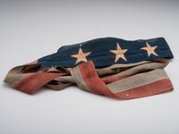 [CIVIL WAR]. 13-Star US Naval commissioning pennant.