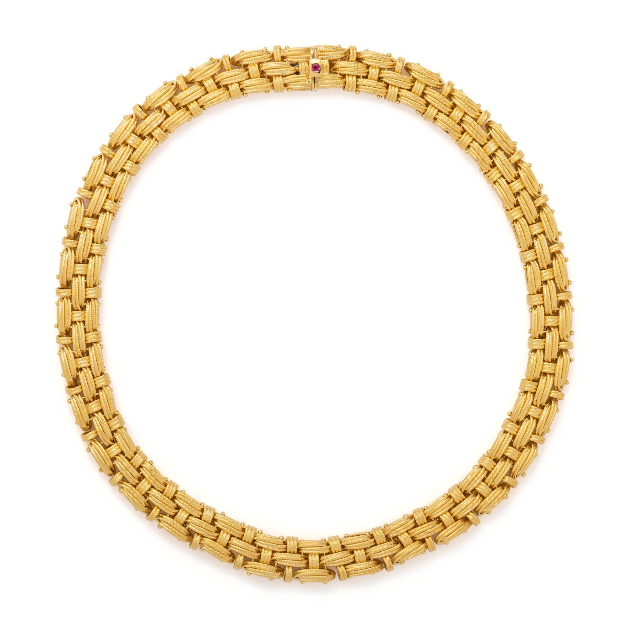 ROBERTO COIN, YELLOW GOLD NECKLACE