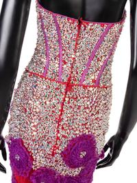 Calignano Evening Dress with Headpiece, 2000s