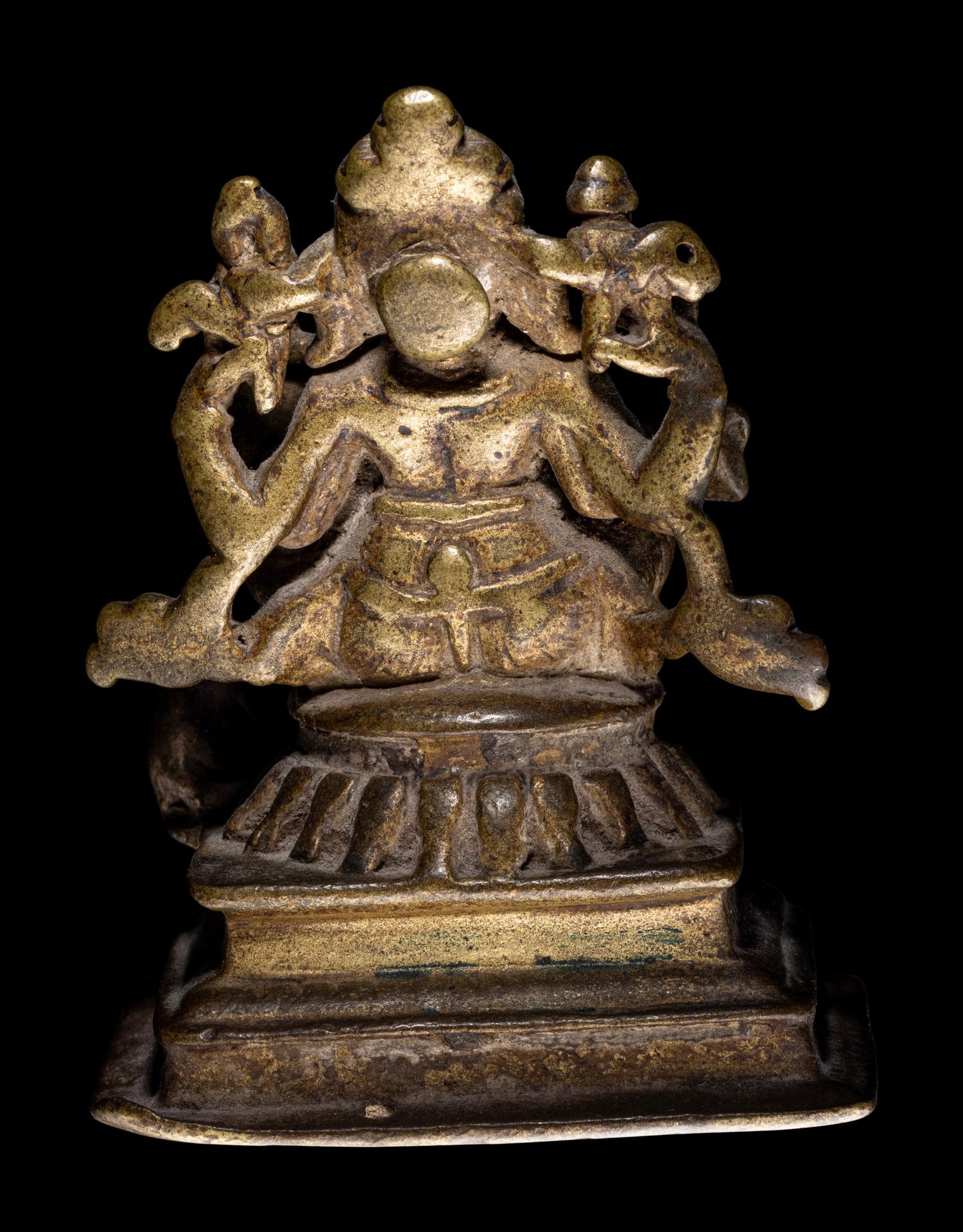 An Indian Bronze Figure of Ganesha