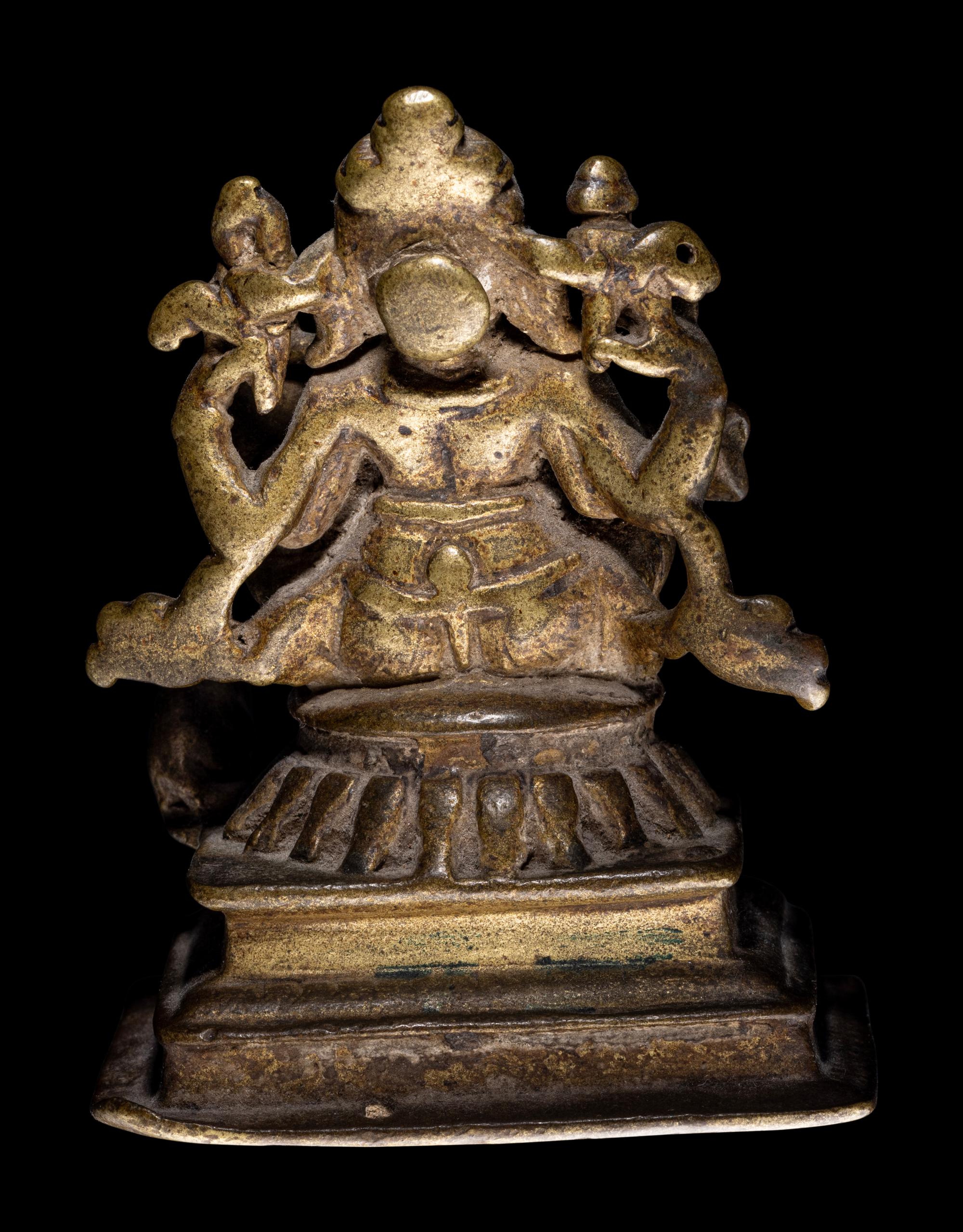 An Indian Bronze Figure of Ganesha