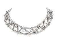 BULGARI, WHITE GOLD AND DIAMOND 'FIREWORKS' CHOKER NECKLACE