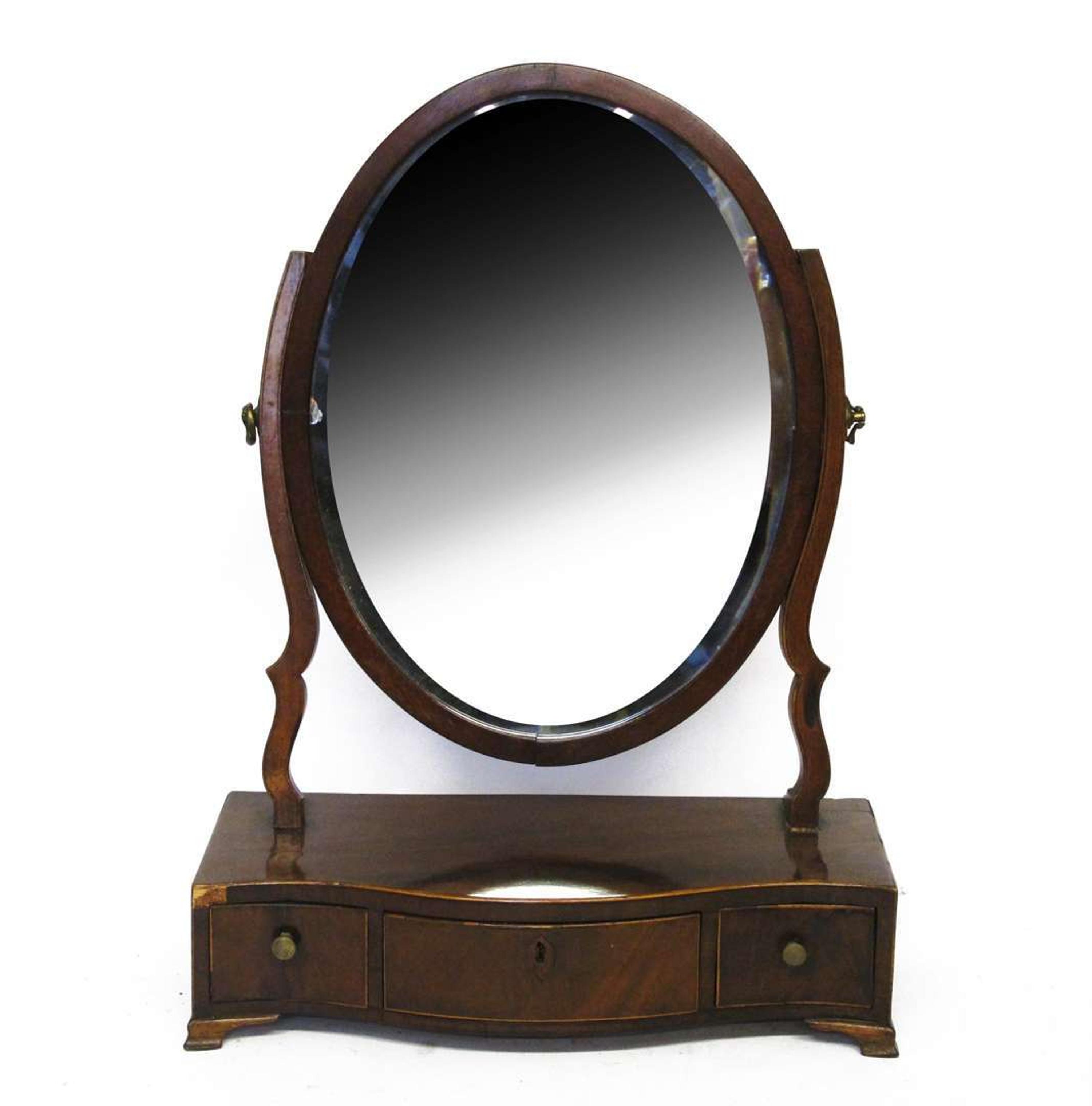 Mahogany shaving stand 19th century