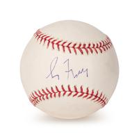 A Greg Maddux Signed Baseball, Chicago Cubs and Atlanta Braves Hats (Beckett Authentication Services BAS Certified),