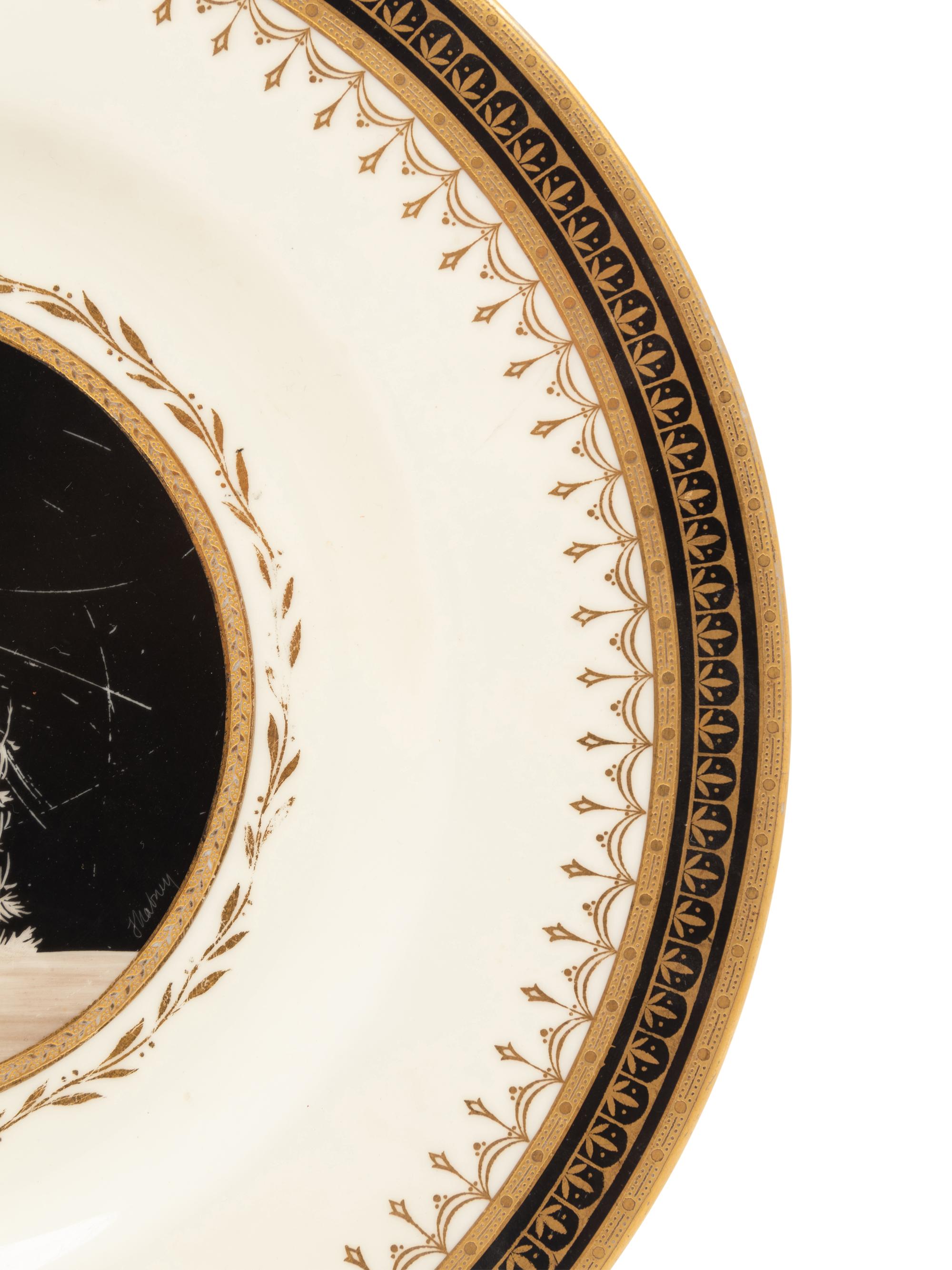 Two Sets of English Porcelain Plates